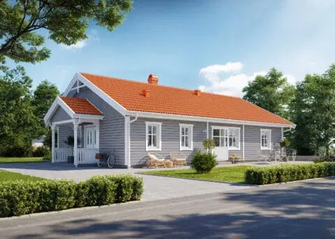 Prio 116 traditionell framsida grå
