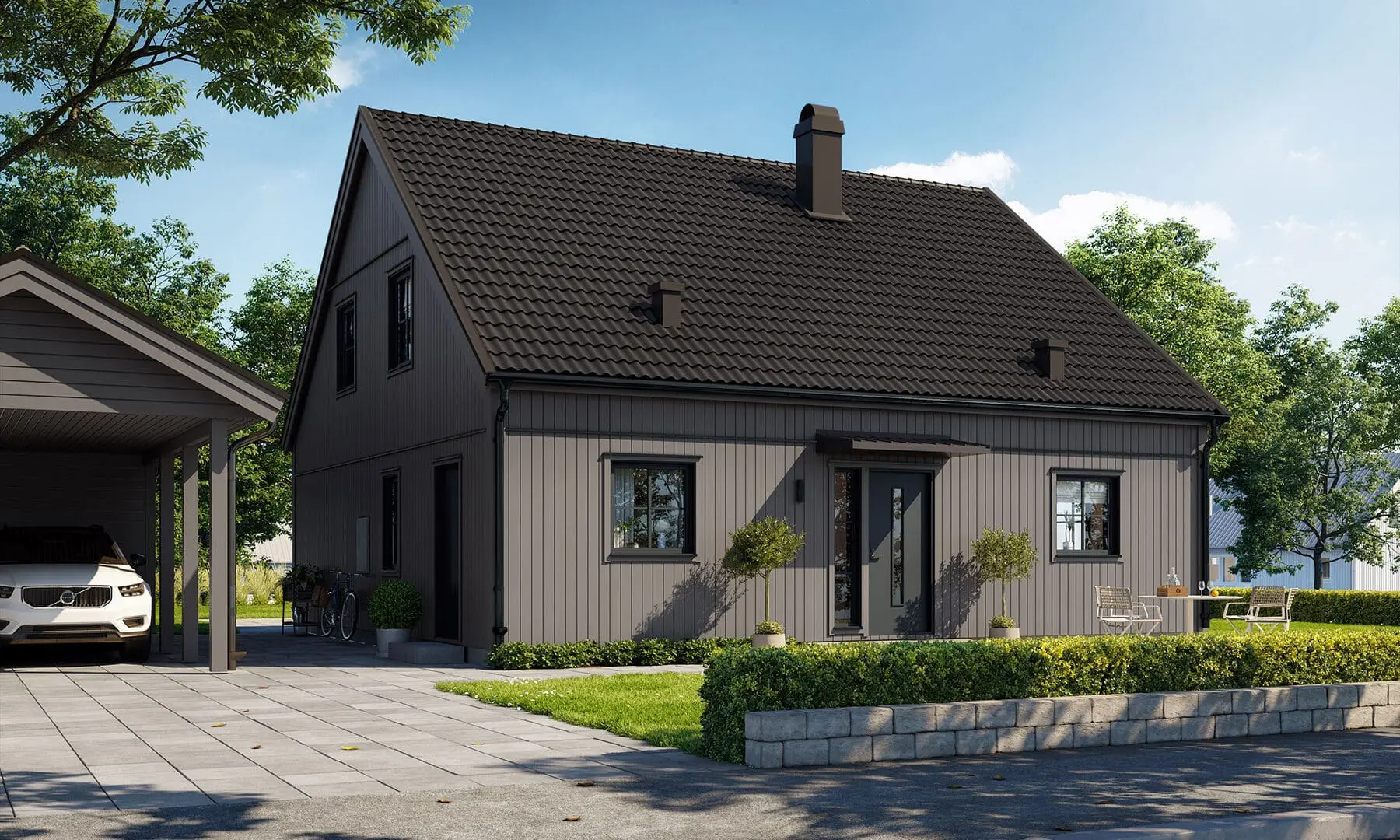 Prio 164 industriell framsida beige