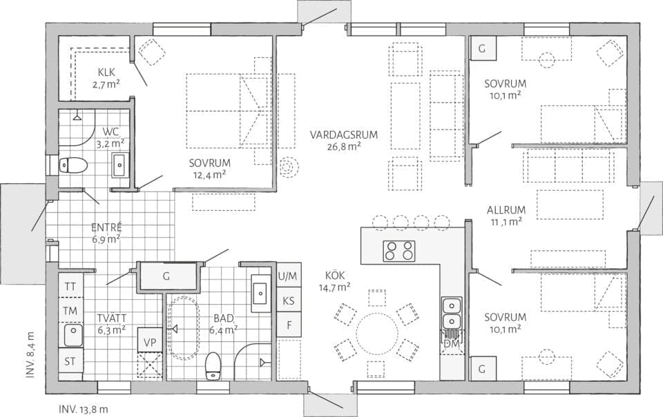 Prio 116 spegelvänd plan