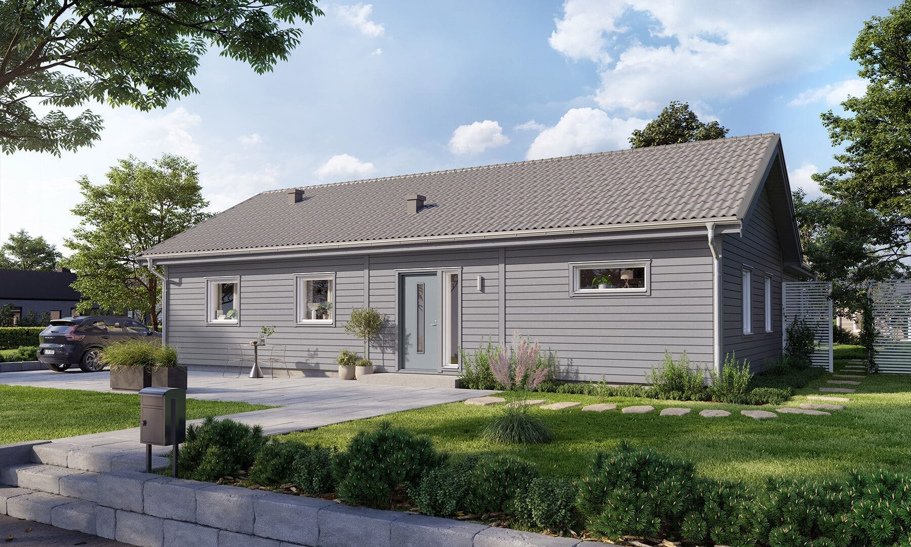 Prio 141 modern framsida grå